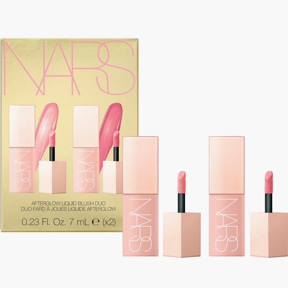 New NARS Afterglow Liquid Blush Duo limited edition new in box full size